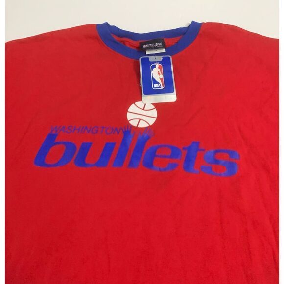 Vintage NWT Washington Bullets T-shirt - Picture 3 of 6